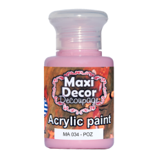 Ακρυλικό Χρώμα 60ml Maxi Decor Ροζ MA034_MA034060